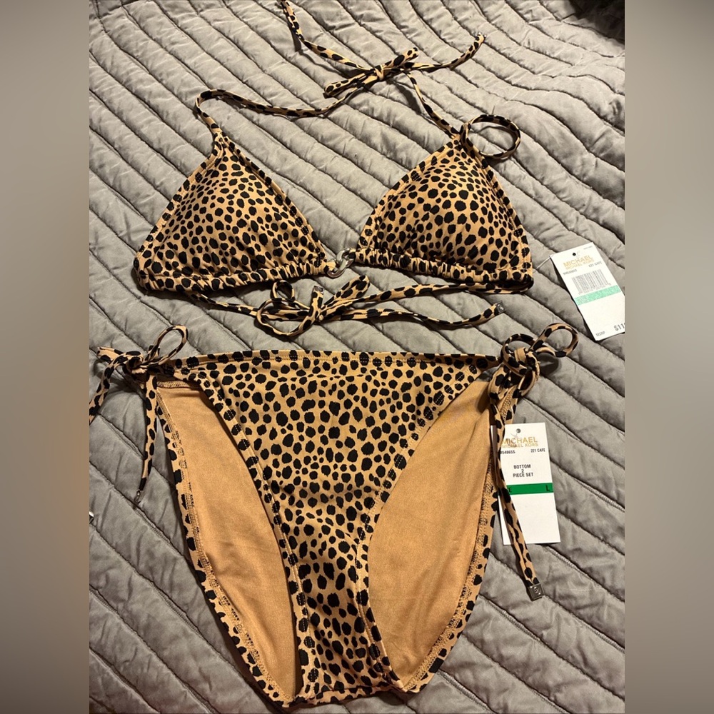 Michael kors ladies 2 piece bikini set